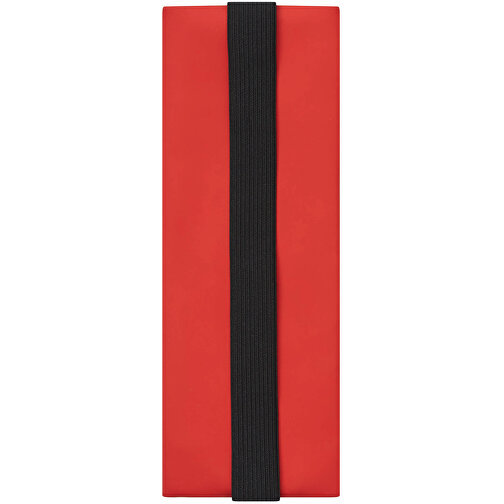 Stiftemappe Für Notizbücher KEEPER , rot, Polyester, 20,50cm x 7,50cm (Länge x Breite), Bild 4