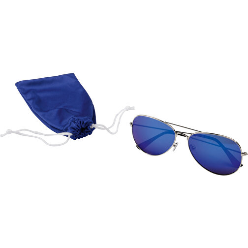 Sonnenbrille NEW STYLE , blau, Polyester / Kupfer / Polyacryl, 1,00cm (Länge), Bild 1