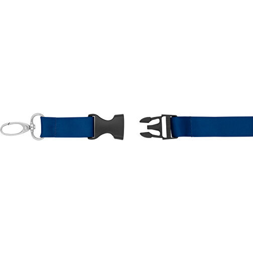 Schlüsselband Basic Oval , Promo Effects, dunkelblau, Satin, 105,00cm x 1,90cm (Länge x Breite), Bild 6