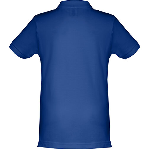 THC ADAM KIDS. Kurzärmeliges Baumwoll-Poloshirt Für Kinder (unisex) , königsblau, 100% Baumwolle, 8, 54,00cm x 40,00cm (Länge x Breite), Bild 2