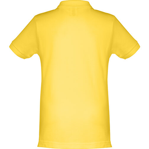 THC ADAM KIDS. Kurzärmeliges Baumwoll-Poloshirt Für Kinder (unisex) , gelb, 100% Baumwolle, 6, 51,00cm x 37,00cm (Länge x Breite), Bild 2