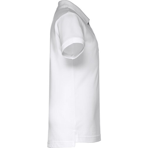 THC ADAM KIDS WH. Kurzärmeliges Poloshirt Für Kinder (unisex). Farbe Weiß , weiß, 100% Baumwolle, 6, 51,00cm x 37,00cm (Länge x Breite), Bild 3