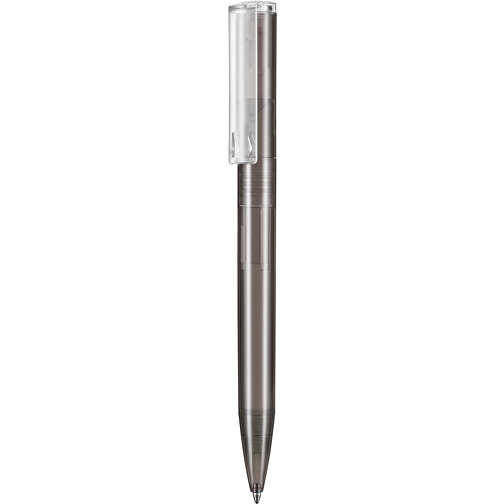 Kugelschreiber LIFT TRANSPARENT P , Ritter-Pen, smoke grey, ABS-Kunststoff, 140,00cm (Länge), Bild 1