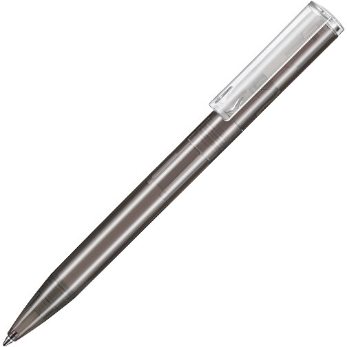 Kugelschreiber LIFT TRANSPARENT P , Ritter-Pen, smoke grey, ABS-Kunststoff, 140,00cm (Länge), Bild 2