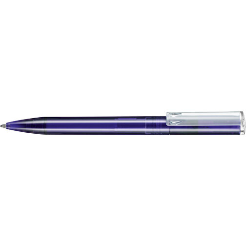 Kugelschreiber LIFT TRANSPARENT P , Ritter-Pen, ozean-blau TR/FR, ABS-Kunststoff, 140,00cm (Länge), Bild 3