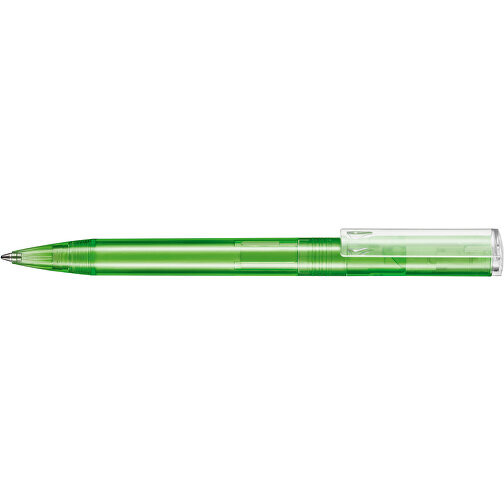 Kugelschreiber LIFT TRANSPARENT P , Ritter-Pen, gras grün TR., ABS-Kunststoff, 140,00cm (Länge), Bild 3