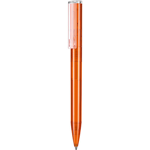 Kugelschreiber LIFT TRANSPARENT P , Ritter-Pen, clementine-orange TR/FR, ABS-Kunststoff, 140,00cm (Länge), Bild 1