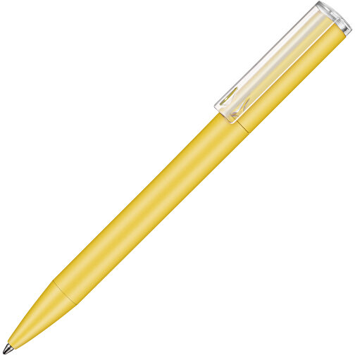 Kugelschreiber LIFT SOFT P , Ritter-Pen, zitronen-gelb, ABS-Kunststoff, 140,00cm (Länge), Bild 2