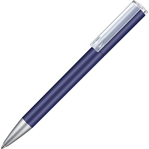 Kugelschreiber LIFT SOFT , Ritter-Pen, nacht-blau, ABS-Kunststoff, 140,00cm (Länge), Bild 2