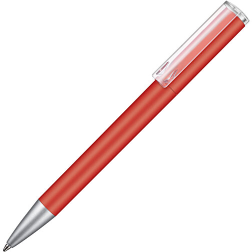 Kugelschreiber LIFT SOFT , Ritter-Pen, signal-rot, ABS-Kunststoff, 140,00cm (Länge), Bild 2
