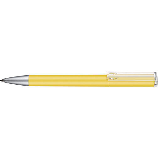 Kugelschreiber LIFT SOFT , Ritter-Pen, zitronen-gelb, ABS-Kunststoff, 140,00cm (Länge), Bild 3