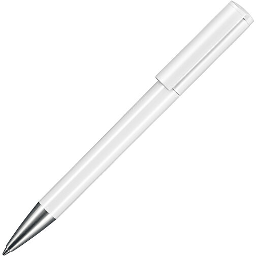 Kugelschreiber LIFT , Ritter-Pen, weiß, ABS-Kunststoff, 140,00cm (Länge), Bild 2