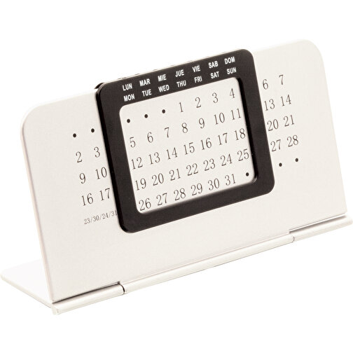 Calendario perpetuo LIDER (nero, ABS, 40g) come articoli-promozionali su