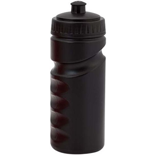 Trinkflasche ISKAN , schwarz, PVC, 19,50cm (Breite), Bild 1