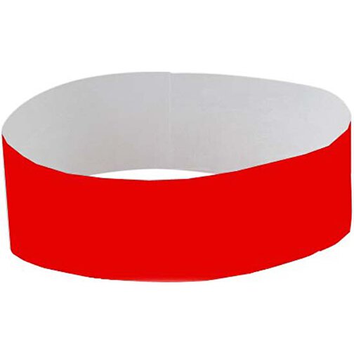 Armband EVENTS , rot, Synthesefaser, 25,80cm x 2,70cm (Länge x Breite), Bild 1