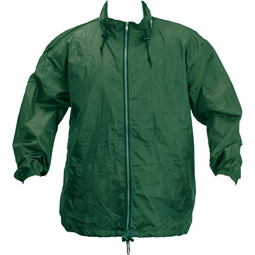 Regenjacke Garu , grün, Polyester 190T, XL, , Bild 1