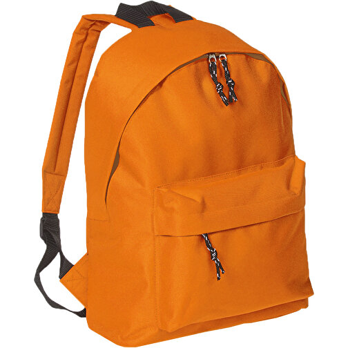 Rucksack DISCOVERY , orange, Polyester 6D, 28,00cm x 12,00cm x 38,00cm (Länge x Höhe x Breite), Bild 1