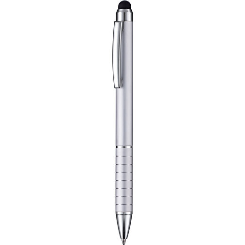 Kugelschreiber TOUCHPEN , Ritter-Pen, silber, Aluminium, 12,60cm (Länge), Bild 1