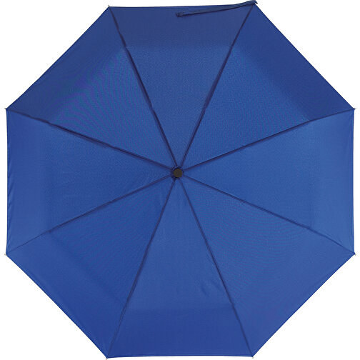 Windproof-Taschenschirm BORA , blau, Metall / Aluminium / Polyester, , Bild 3