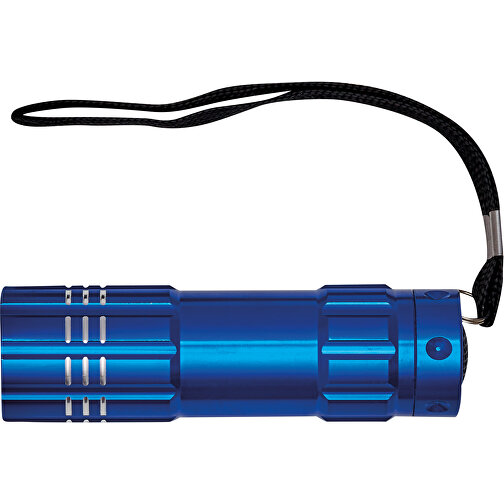 LED-Taschenlampe POWERFUL , blau, Aluminium, 9,50cm (Höhe), Bild 2