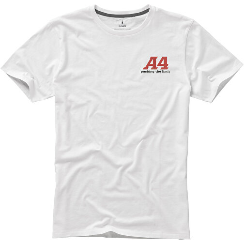 Nanaimo T-Shirt Für Herren , weiß, Single jersey Strick 100% BCI Baumwolle, 160 g/m2, S, , Bild 4