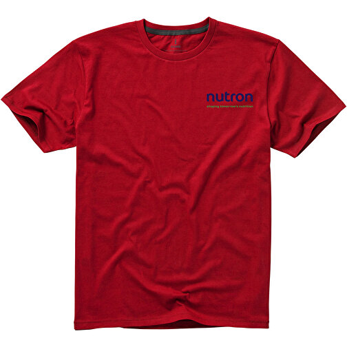 Nanaimo T-Shirt Für Herren , rot, Single jersey Strick 100% BCI Baumwolle, 160 g/m2, L, , Bild 2