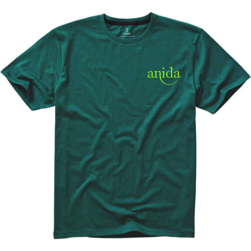 Nanaimo T-Shirt Für Herren , waldgrün, Single jersey Strick 100% BCI Baumwolle, 160 g/m2, XL, , Bild 4