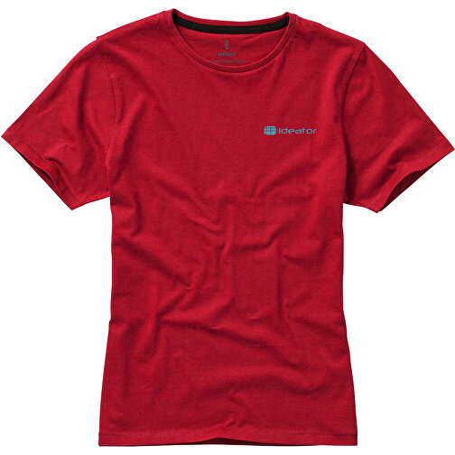 Nanaimo – T-Shirt Für Damen , rot, Single jersey Strick 100% BCI Baumwolle, 160 g/m2, L, , Bild 2
