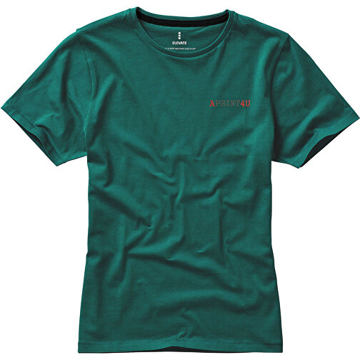 Nanaimo – T-Shirt Für Damen , waldgrün, Single jersey Strick 100% BCI Baumwolle, 160 g/m2, XL, , Bild 4