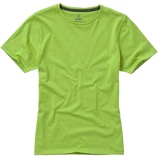 Nanaimo – T-Shirt Für Damen , apfelgrün, Single jersey Strick 100% BCI Baumwolle, 160 g/m2, M, , Bild 7