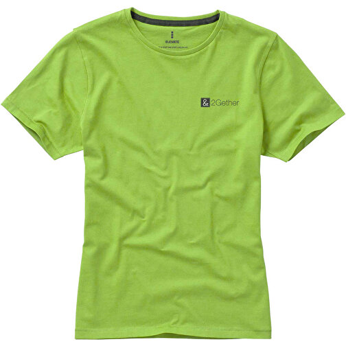 Nanaimo – T-Shirt Für Damen , apfelgrün, Single jersey Strick 100% BCI Baumwolle, 160 g/m2, XXL, , Bild 4