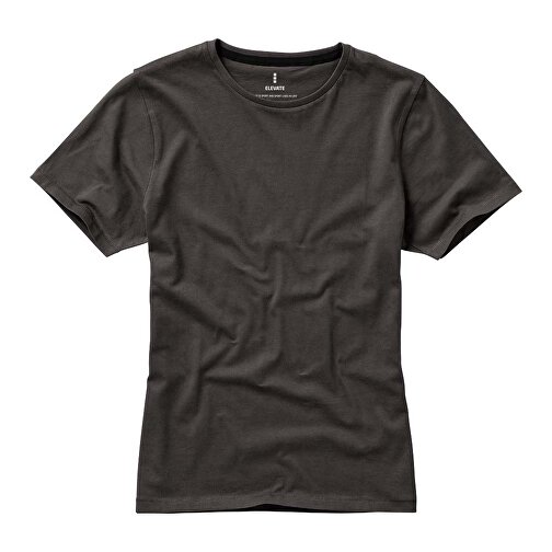 Nanaimo – T-Shirt Für Damen , anthrazit, Single jersey Strick 100% BCI Baumwolle, 160 g/m2, S, , Bild 13