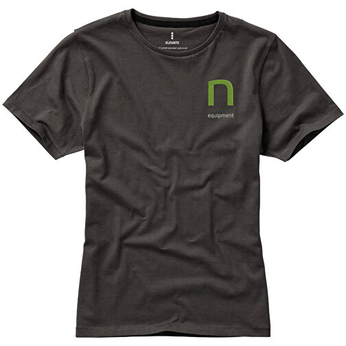 Nanaimo – T-Shirt Für Damen , anthrazit, Single jersey Strick 100% BCI Baumwolle, 160 g/m2, M, , Bild 4