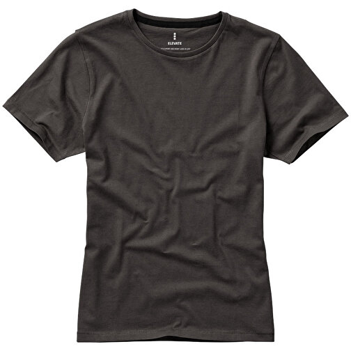 Nanaimo – T-Shirt Für Damen , anthrazit, Single jersey Strick 100% BCI Baumwolle, 160 g/m2, L, , Bild 7