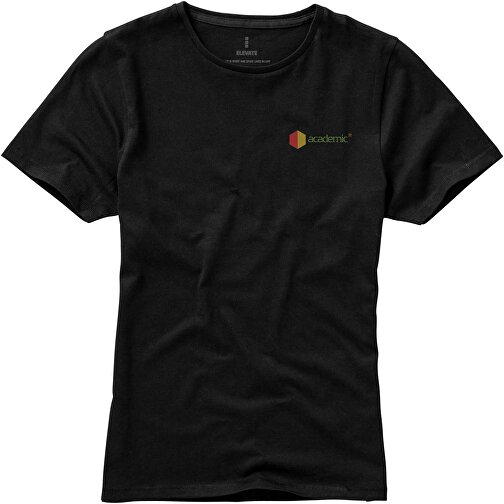 Nanaimo – T-Shirt Für Damen , schwarz, Single jersey Strick 100% BCI Baumwolle, 160 g/m2, S, , Bild 2