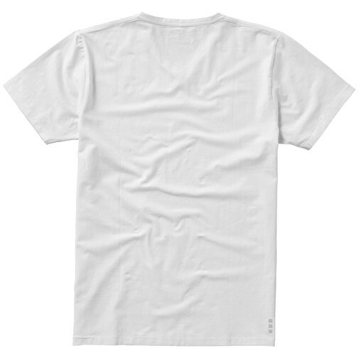 Kawartha T-Shirt Für Herren Mit V-Ausschnitt , Green Concept, weiß, Single jersey Strick 95% GOTS zertifizierte Bio Baumwolle, 5% Elastan, 200 g/m2, S, , Bild 8