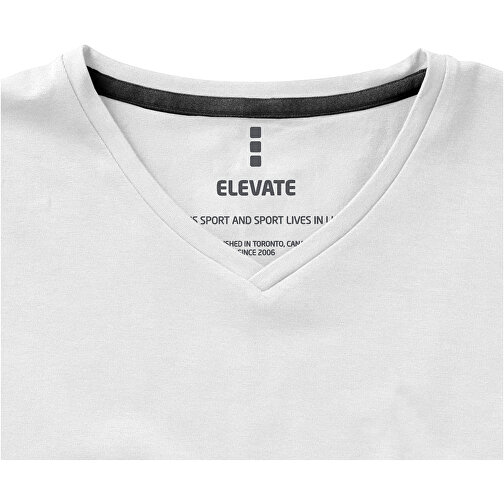 Kawartha T-Shirt Für Herren Mit V-Ausschnitt , Green Concept, weiß, Single jersey Strick 95% GOTS zertifizierte Bio Baumwolle, 5% Elastan, 200 g/m2, XL, , Bild 6