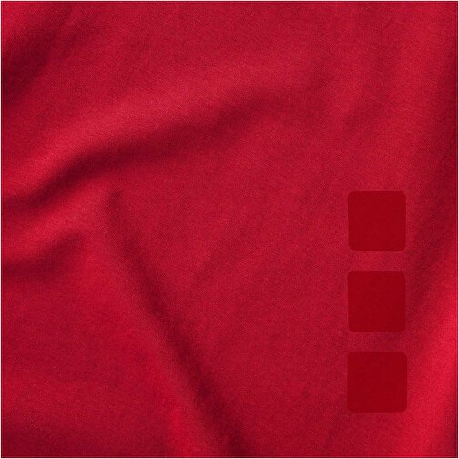 Kawartha T-Shirt Für Herren Mit V-Ausschnitt , Green Concept, rot, Single jersey Strick 95% Bio Baumwolle, 5% Elastan, 200 g/m2, M, , Bild 5