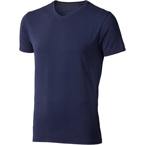 Kawartha T-Shirt Für Herren Mit V-Ausschnitt , Green Concept, navy, Single jersey Strick 95% Bio Baumwolle, 5% Elastan, 200 g/m2, L, , Bild 1