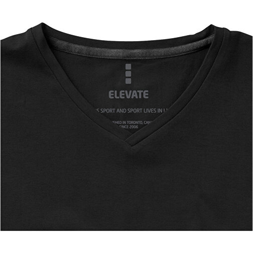 Kawartha T-Shirt Für Herren Mit V-Ausschnitt , Green Concept, schwarz, Single jersey Strick 95% Bio Baumwolle, 5% Elastan, 200 g/m2, XXL, , Bild 6
