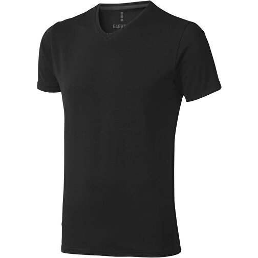 Kawartha T-Shirt Für Herren Mit V-Ausschnitt , Green Concept, schwarz, Single jersey Strick 95% Bio Baumwolle, 5% Elastan, 200 g/m2, XXXL, , Bild 1