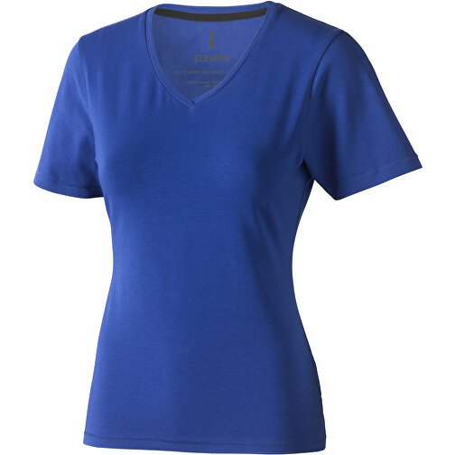 Kawartha T-Shirt Für Damen Mit V-Ausschnitt , Green Concept, blau, Single jersey Strick 95% Bio Baumwolle, 5% Elastan, 200 g/m2, XL, , Bild 1