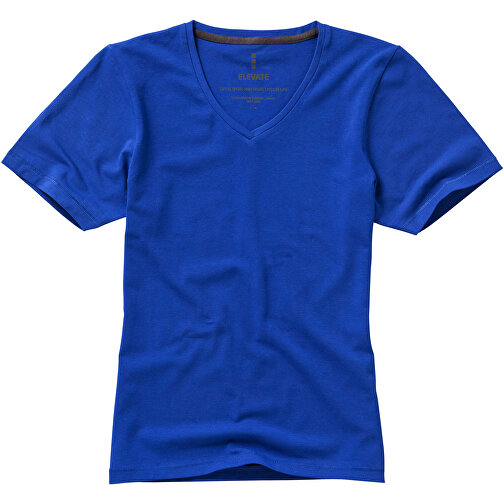 Kawartha T-Shirt Für Damen Mit V-Ausschnitt , Green Concept, blau, Single jersey Strick 95% Bio Baumwolle, 5% Elastan, 200 g/m2, XXL, , Bild 7
