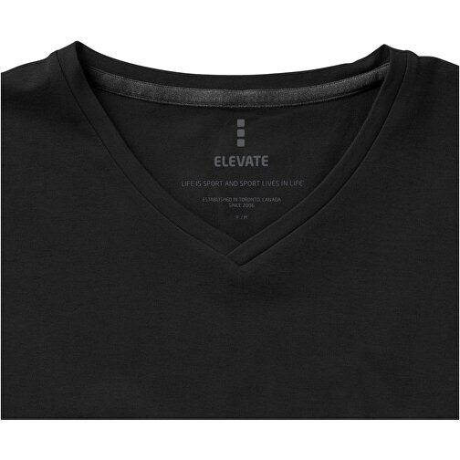 Kawartha T-Shirt Für Damen Mit V-Ausschnitt , Green Concept, schwarz, Single jersey Strick 95% Bio Baumwolle, 5% Elastan, 200 g/m2, XL, , Bild 6
