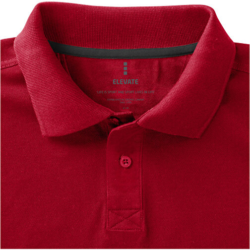 Calgary Poloshirt Für Herren , rot, Piqué Strick 100% BCI Baumwolle, 200 g/m2, XXXL, , Bild 3