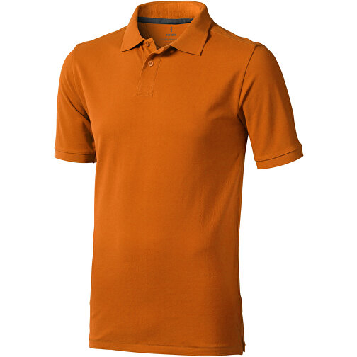 Calgary Poloshirt Für Herren , orange, Piqué Strick 100% BCI Baumwolle, 200 g/m2, XL, , Bild 1