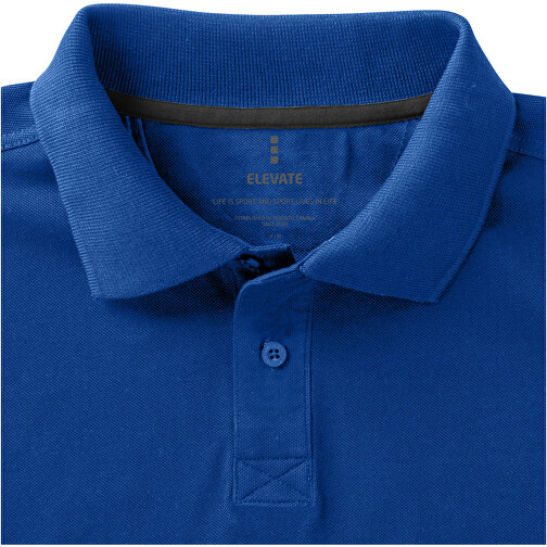 Calgary Poloshirt Für Herren , blau, Piqué Strick 100% BCI Baumwolle, 200 g/m2, XXXL, , Bild 5