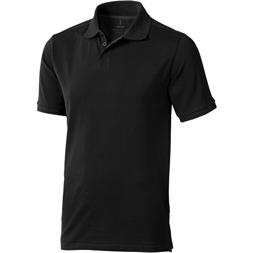 Calgary Poloshirt Für Herren , schwarz, Piqué Strick 100% BCI Baumwolle, 200 g/m2, XXXL, , Bild 1
