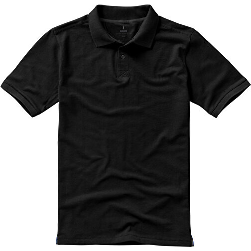 Calgary Poloshirt Für Herren , schwarz, Piqué Strick 100% BCI Baumwolle, 200 g/m2, XXXL, , Bild 3