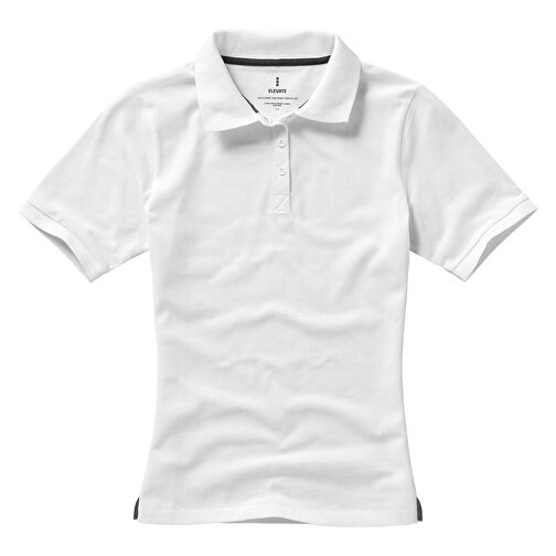 Calgary Poloshirt Für Damen , weiß, Piqué Strick  Baumwolle, 200 g/m2, S, , Bild 13
